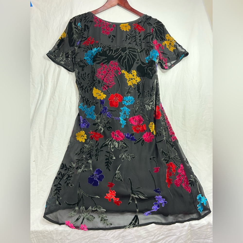 Anthropologie Silk Devore dress. NWT